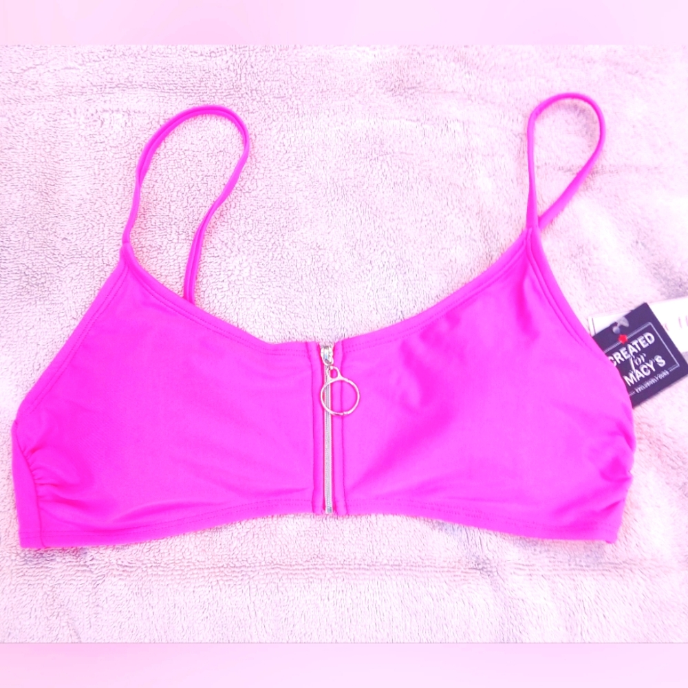 ***Cute Womens Hot Pink Swimtop